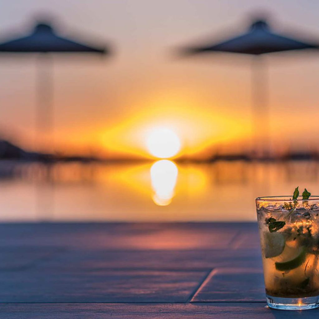 Sunset cocktails