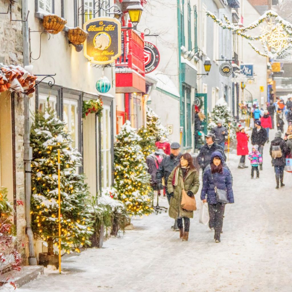 Christmas in Quebec City, Canada